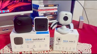 Blink Outdoor 4 Wireless Cameras  Blink Mini 2 Bundle  Amazing Deal [upl. by Cavanaugh989]