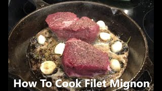 Fillet Mignon Recipe  How to make perfect Fillet Mignon Steaks [upl. by Ial]