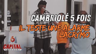 m6 capital reportage  cambriolé 5 fois ce commerçant teste une alarme lacrymogène [upl. by Brodsky]