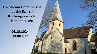 Livestream Gottesdienst vom 06102024 [upl. by Ecirtahs764]