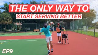 6 Hours of Serve Practice in 2 Days This Happened  10Day Tennis Transformation EP9 [upl. by Ettenig]