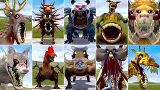 NEW ALL ZOOCHOSIS MUTANT ANIMALS In Garrys Mod [upl. by Enwad667]