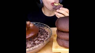 ASMR MALTESERS CHOCOLATE MILK MAGNUM ICE CREAM CAKE NUTELLA DESSERT MUKBANG먹방チョコレート 咀嚼音EATING SOUNDS [upl. by Irv]