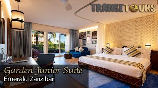 Garden Junior Suite  The Mora Zanzibar  Room Tour [upl. by Ahlgren]