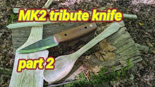 MK2 Mors KOCHANSKI Tribute knife TEST PART 2 [upl. by Nnep813]