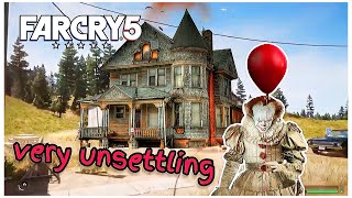 pennywise haunted House Easter egg in far cry 5 [upl. by Croft]