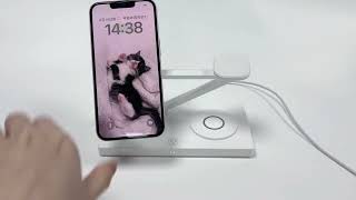 T216 15W 3 in 1 Magnetic Wireless Charger Stand [upl. by Nitsuga997]