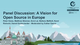 Panel Discussion A Vision for Open Source in Europe [upl. by Eidaj]