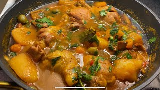 How to Make Puerto Rican Pollo en Fricasé Chicken Fricassee — Mari’s Cooking [upl. by Orgel]