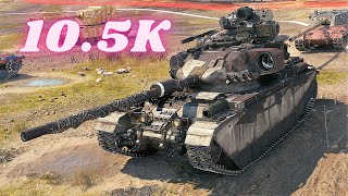 Centurion AX 105K Damage 9 Kills World of Tanks Replays [upl. by Horowitz694]