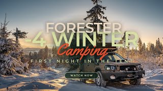 Winter Camping With Rooftop Tent 4C No Heater I Subaru Forester Solo Overland In The Mountains [upl. by Atnuahs]