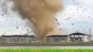 Top 10 Scariest Tornado Videos Ever Recorded  Tornado [upl. by Eizeerb]