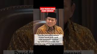 Instruksi tegas presiden Prabowo kepada pejabat birokrasi [upl. by Mercorr]