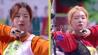 Final Archery Idol Championship  RED VELVET vs EXID  Highlights June 2016 [upl. by Russi292]