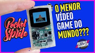 O menor vídeo game do mundo Pocketsprite o ultra portátil que roda jogos de NES e Master System [upl. by Letniuq]