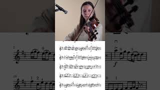 Concerto in B Minor 3 Movement Rieding shorts reels violin learnviolin violinlessons music [upl. by Sane]