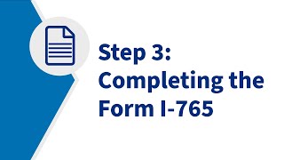 Five Steps to File at the USCIS Lockbox  Step 3 Completing the Form I765 [upl. by Bolan3]