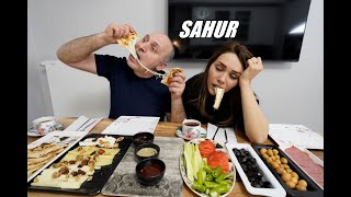 SAHUR VLOG  RUKİYE amp TANER İLE SAHURA DOĞRU [upl. by Nennerb251]