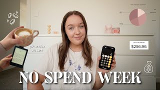 NO SPEND WEEK 💰 trying to spend 0 challenge  WEEK IN MY LIFE VLOG [upl. by Pulchi]