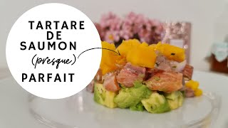 TARTARE DE SAUMON  recette facile et rapide [upl. by Clardy952]