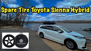 Spare Tire for Toyota Sienna Hybrid  My Choice edited  Nomad Van Life [upl. by Claudine]