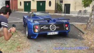 Pagani Zonda C12S Aftermarket Exhaust Sound  Start Up amp Revs [upl. by Ivon]