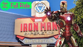 Iron Man Experience  Hong Kong Disneyland  Ride POV [upl. by Ojiram778]