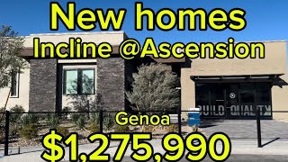 Living in Las Vegas New Homes Incline  Ascension Genoa model [upl. by Avad262]