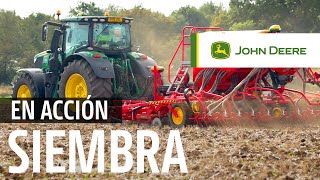 Agricultores en acción SEMBRAR con John Deere Precision Ag Technology en Reino Unido [upl. by Acinoreb]