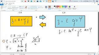 Passage de coordonnées polaires aux rectangulaires des nombres complexes et inversément [upl. by Jago]