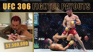 UFC 306 Payouts amp Salaries Revealed  OMalley vs Dvalishvili [upl. by Levine749]