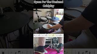 Hymn For The Weekend Part 1 drums music shorts [upl. by Grunberg]