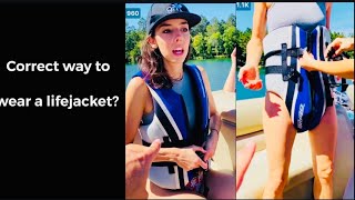 Is this the correct way to wear a life jacket [upl. by Janaye]