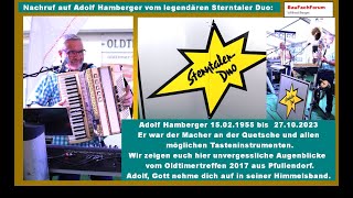 Sterntaler Duo BauFachForum Nachruf auf einen genialen Musiker Adolf Hamberger Sterntaler Duo [upl. by Endres485]