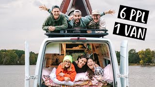 6 PEOPLE LIVING IN A VAN ft Kara amp Nate  KingingIt [upl. by Bat]