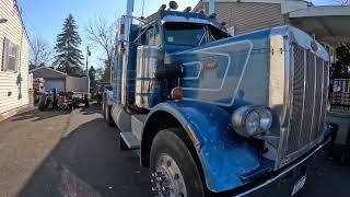 1981 Peterbilt 359 cold start [upl. by Oibesue]