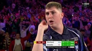 NINE DARTER  WILLIE BORLAND STRIKES PERFECTION AT ALLY PALLY [upl. by Orgel841]