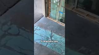 Truth About Tempered Glass Breaking shorts [upl. by Vitalis927]