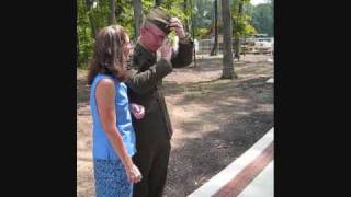 2nd Lt Douglas A McAvoy Jr USMC gets his first Salute [upl. by Klein662]