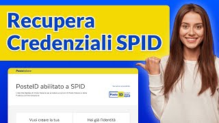 Come Recuperare Credenziali PosteID SPID Nome Utente e Password [upl. by Xerxes350]