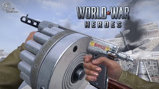 World War Heroes Manville gun The best weapon in the WWH🔥Upgrade amp gameplay [upl. by Brigid995]