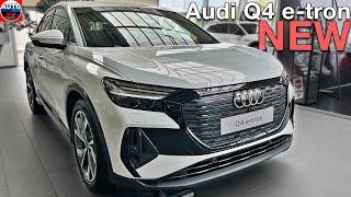 All New Audi Q4 etron 2024  Visual REVIEW interior amp exterior UPDATED [upl. by Eilyab]