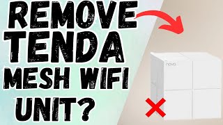 How to Remove Any Tenda Nova Unit From Tenda Mesh WiFi System  Devicessetup [upl. by Grefe]