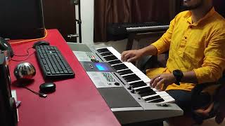 Anondoloke Mongolaloke  Rabindra Sangeet  Keyboard Instrumental [upl. by Arnelle131]