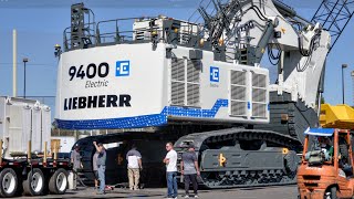 400 Tonne Liebherr Excavator Leaving MINExpo 2024 [upl. by Swihart152]