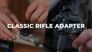 Classic Rifle Adapter  Javelin Bipod  Installation Guide [upl. by Airdnaxila613]