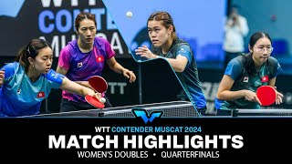 NgZhu vs KongLee  WD QF  WTT Contender Muscat 2024 [upl. by Ahseym]