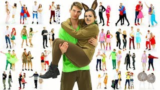 30 LastMinute COUPLE Halloween Costume Ideas DIY Costumes  CloeCouture [upl. by Sander]