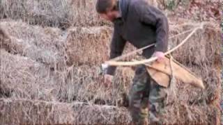 Making Primitive Archery Bows handmade bow and arrow [upl. by Anec959]