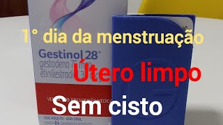 Gestinol 28tratamento de cisto simples e evita gravidez [upl. by Enrak370]